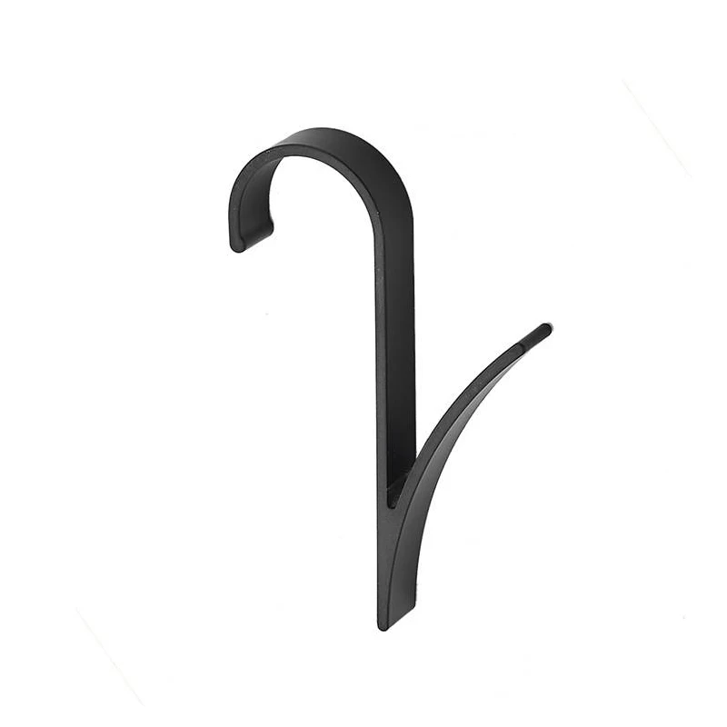 1PCS Creative Multifunctional Hook Space Aluminum Radiator Cabinet Door  Rear Hook Bathroom Towel Small Hook Home Accessories