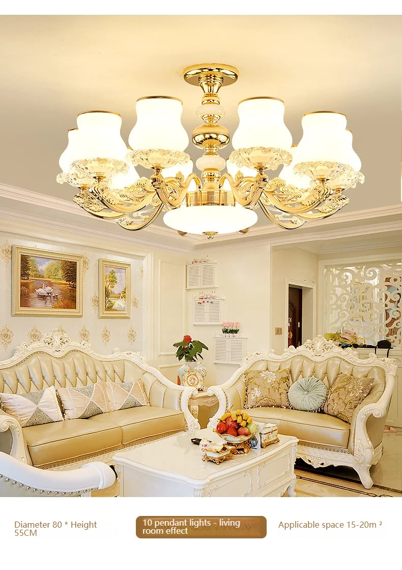 Modern European Ceiling Chandelier description 5