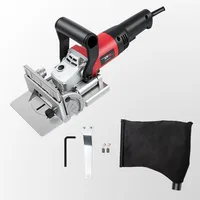 Electric Tenoning Machine Woodworking Slotting Machine Wooden Board Decoration Seamless Splicing Machine Small Domino 1