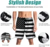 Mens Polyester Realtree Camouflage Camo Swim Trunks, Fashion Board Shorts with Pockets 3