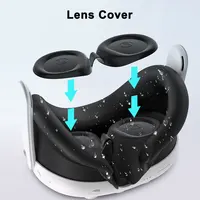 8 in 1 Silicone Cover Set for Oculus/Meta Quest 3 VR Headset Controller Protective Cover Lens Cap Face Case Eye Mask Accessories - Image 5