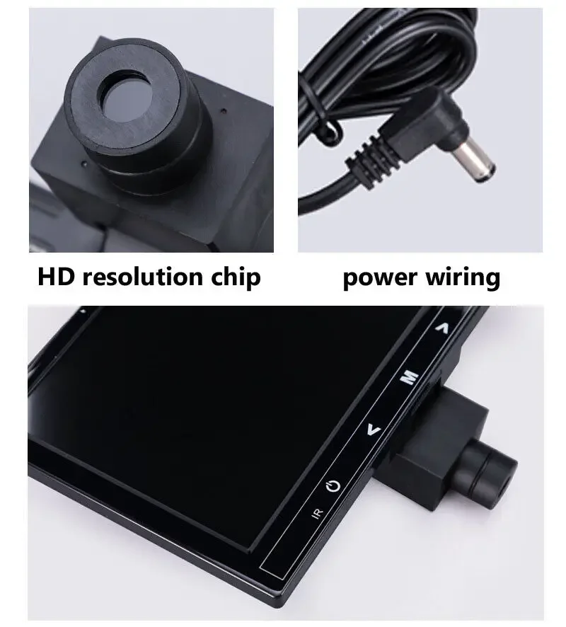 Microscope Universal Plug-and-Play Electronic Eyepiece with Display 5 inch/7 inch/9 inch HD Shooting