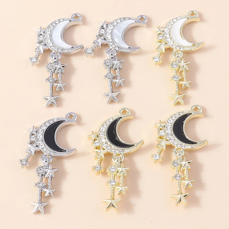 Leslie 4 قطع رائع الذهب والفضة اللون كريستال بولار...