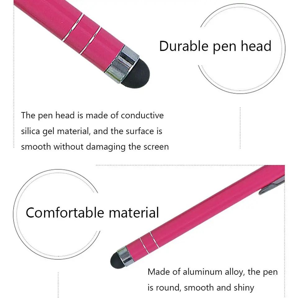 Pack 5 Stylus Fosmon Universal Pack De 5 Lápices Capacitivos Universales Para Pantallas Táctiles - Multicolor, Compatible Con Smartphones Y Tablets Pen Drive 256 GB
