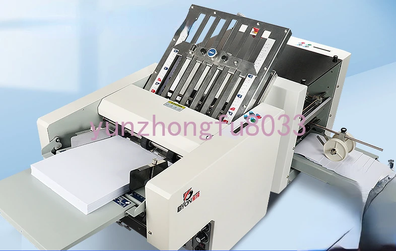 Baoyu A3 Cross Folding Machine Intelligent One Time Forming Piegatrice Completamente Automatica Ad Alta Velocità A3 Manuale 4 Pettini