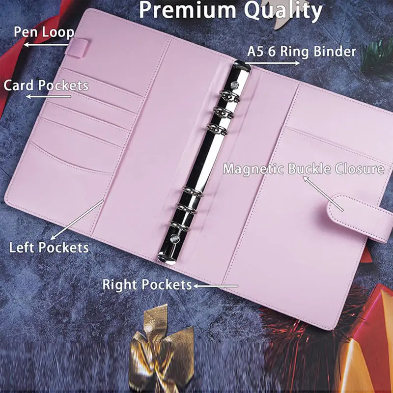 PU Leather Photocard Binder Album Collect Book Storage Binding Machine For Card Collectors