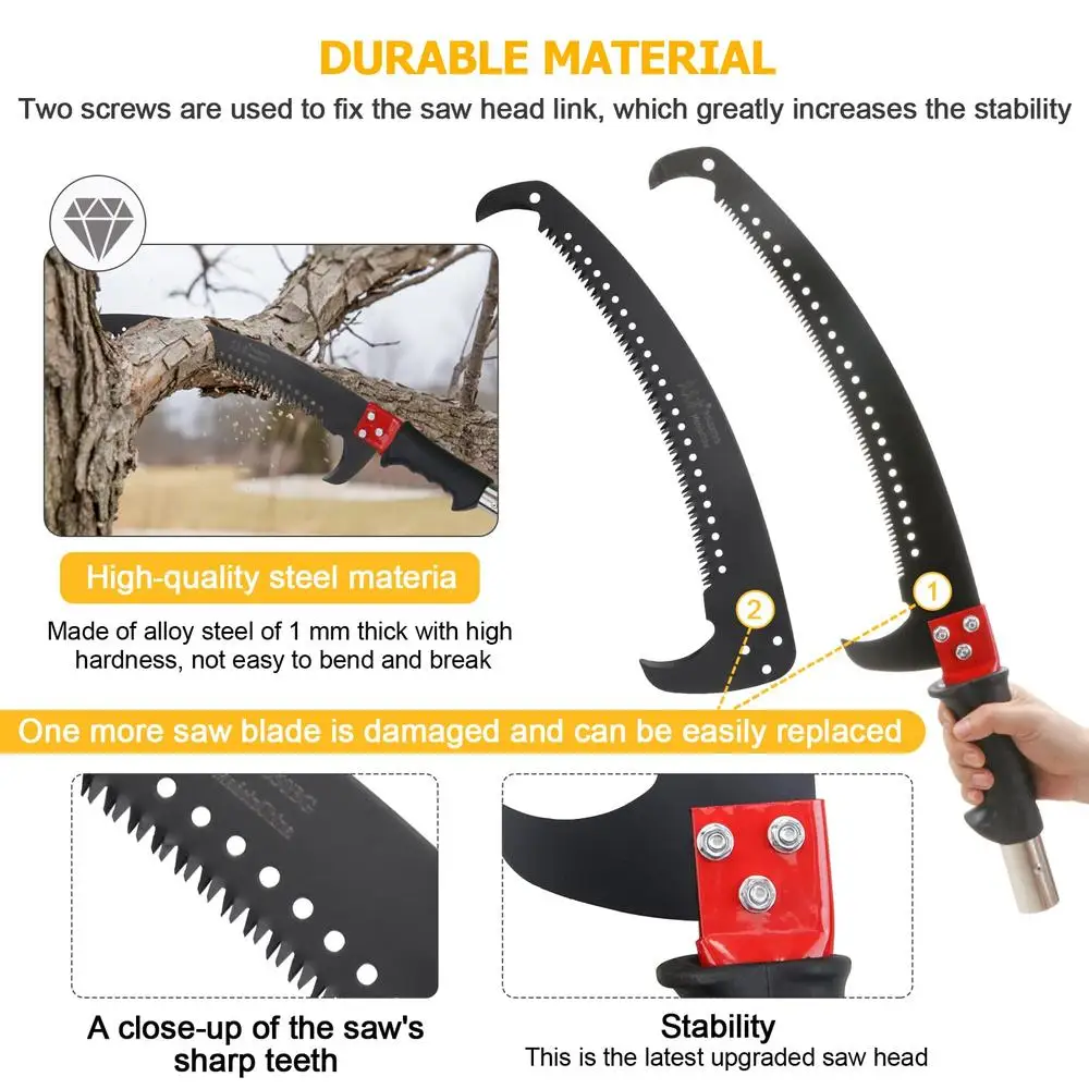 27ft Extendable Tree Pole Pruner 6