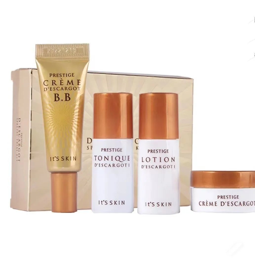IT'S Skin Ginsing Snail Cream Trail Kit Set Whitening Concealer Natural Nude Make Up Moisturizing CC