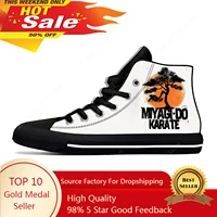 Kai Miyagi Do Karate Japanese Kung Fu Cobra Funny Casual Cloth Shoes High Top Lightweight Breathable 3D Print Men Women Sneakers 1