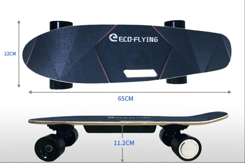 

Eco-flying PU tire fast adult electric skateboard conversion kit 25.2v battery electric skateboard