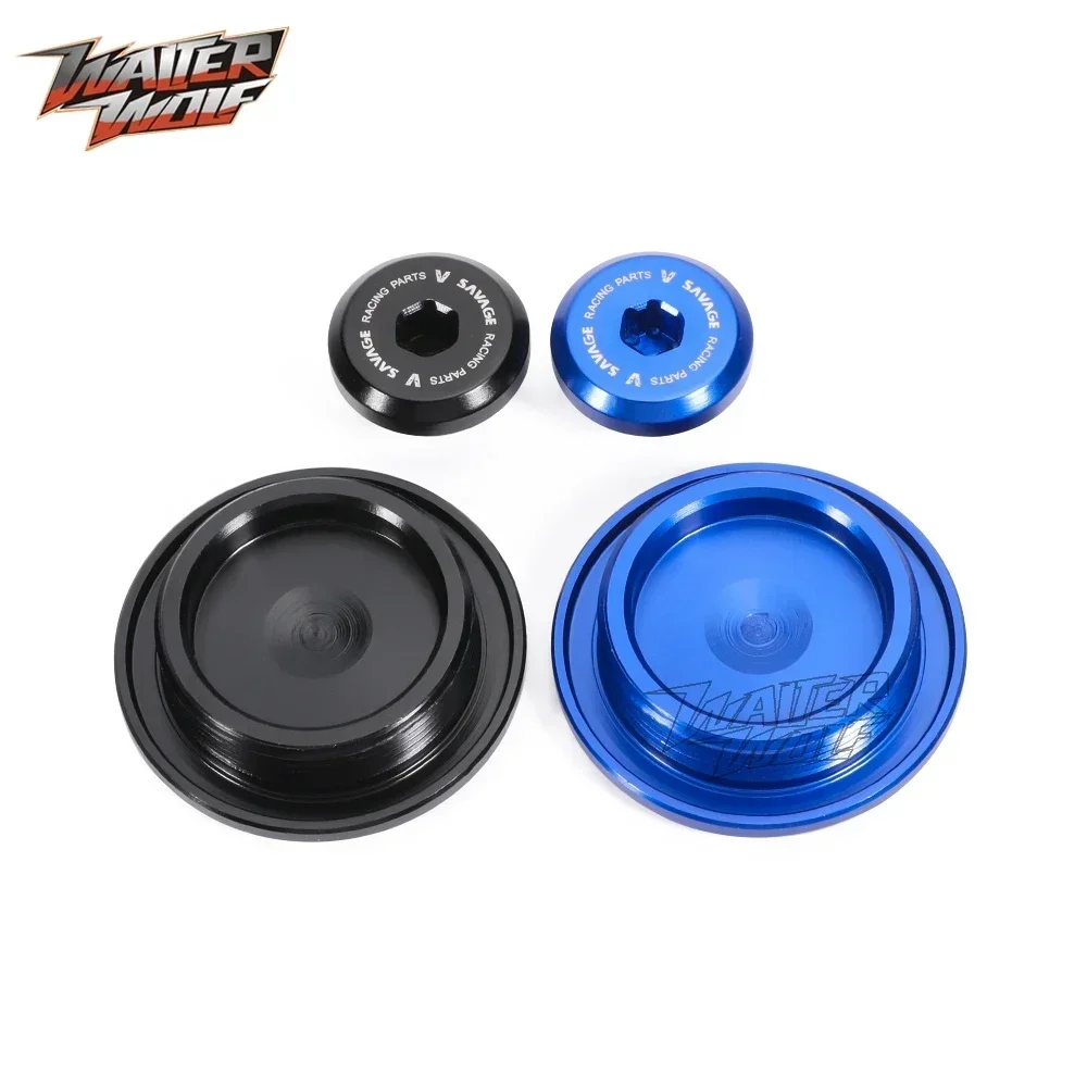 Motorcycle Engine Cover Engine Cover Protector Engine Guard Blue Enduro Engine Crankcase Screw Cap Plug for Yamaha WR250F WR450F YZ250F YZ450F 2010-