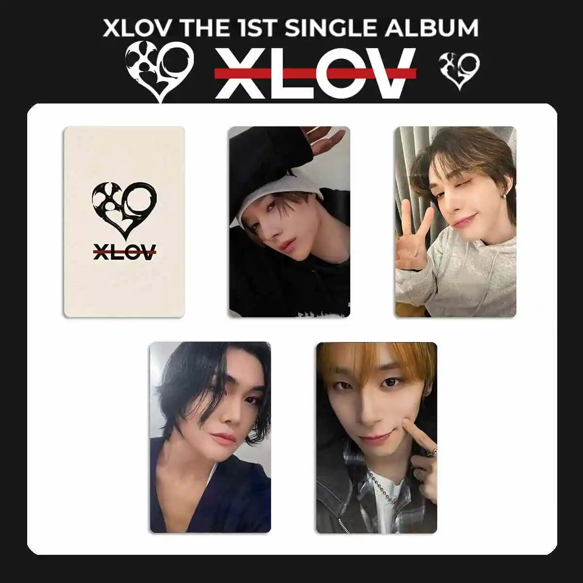 KPOP XLOV New Album I'MMA BE 4Pcs/Set Photocard High Quality
