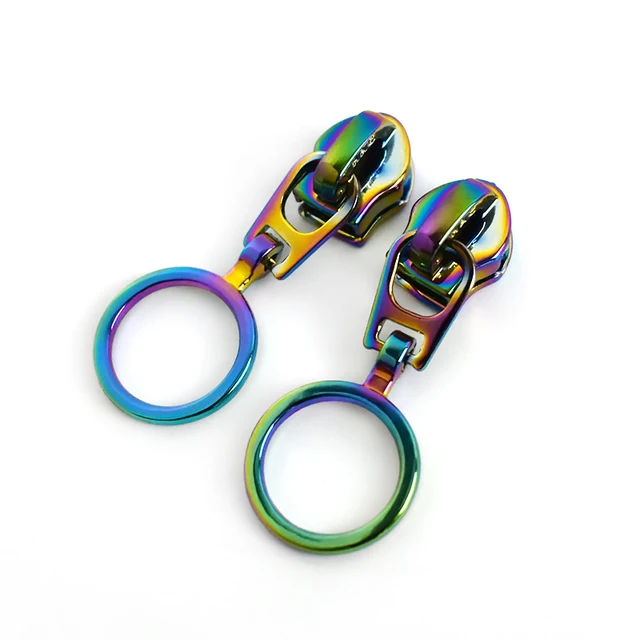 10pcs Zipper Sliders for 5# Nylon Zippers DIY Zip Head For Sewing Bag Pocket Zips Repair Kits Replacement Tailor Tools ZT178-Colored-No5