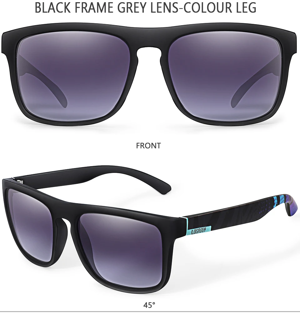 LOISRUBY Brand Design Square Cycling Sunglasses Men Polarized Sun Glasses UV400 Eyewear Women Shades oculos de sol_voghion.com