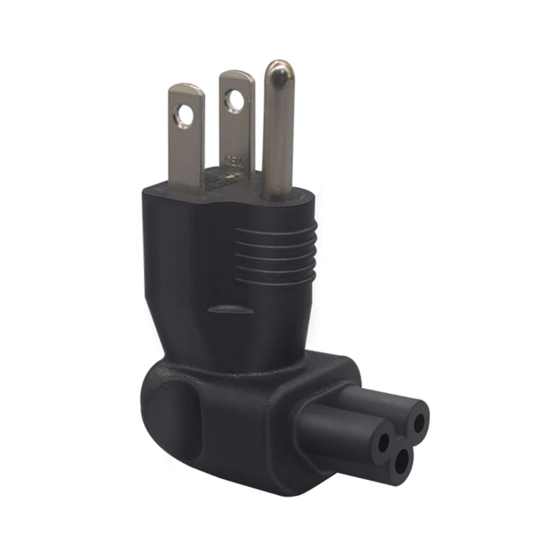 

10A 250V 3 Prong NEMA 5-15P to C5 Plug-Power Adapter for Standard Computer Replacement Power Plug-Converter Drop Shipping