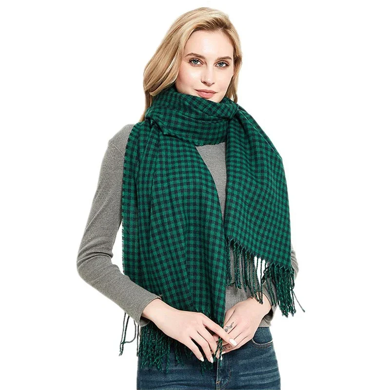 

WJ397B23-B25 Luxury brand design Autumn winter warm temperamental new arrival high quality casual wild tassel scarf