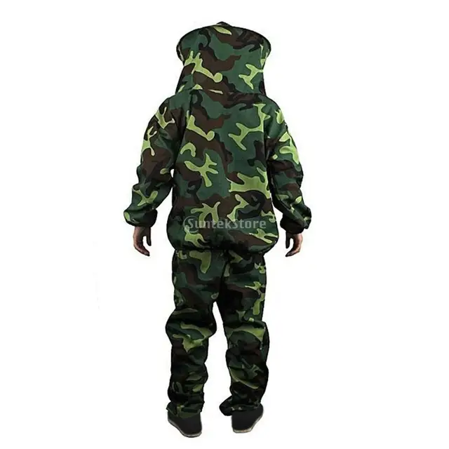 Nő Férfi Méhészeti Öltöny És Nadrág Méhészet Védőruházat Méhész Teljes Védelmi Fátyol Készlet - Image 5