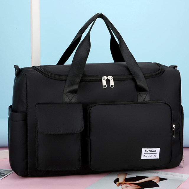 Cloth Shoulder Duffel Handbag Women Travel Sport Fitness Weekend Gym Bags Dry And Wet Separation Sport Bag