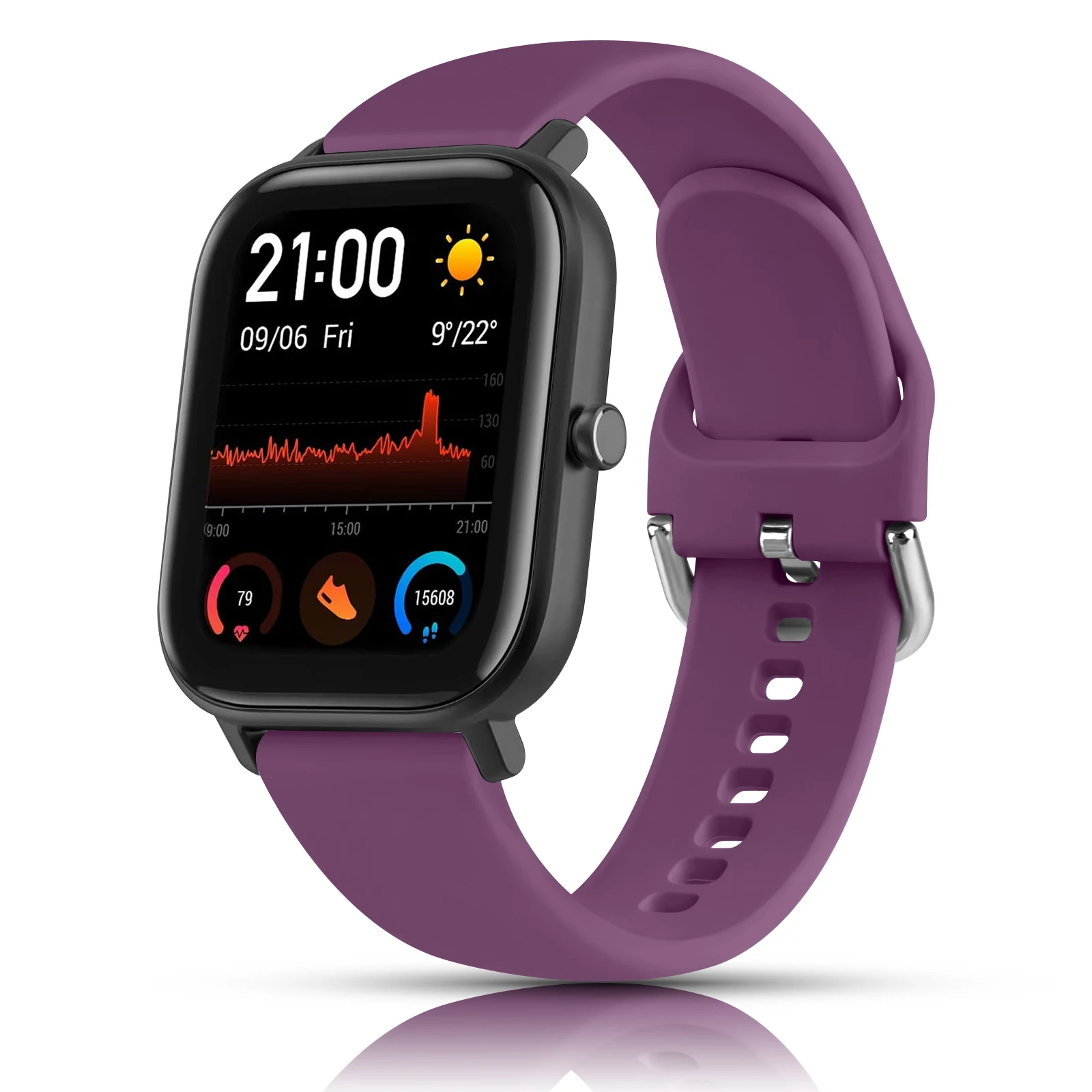 20mm Premium Silicone Watch Band Strap - Universal Fit