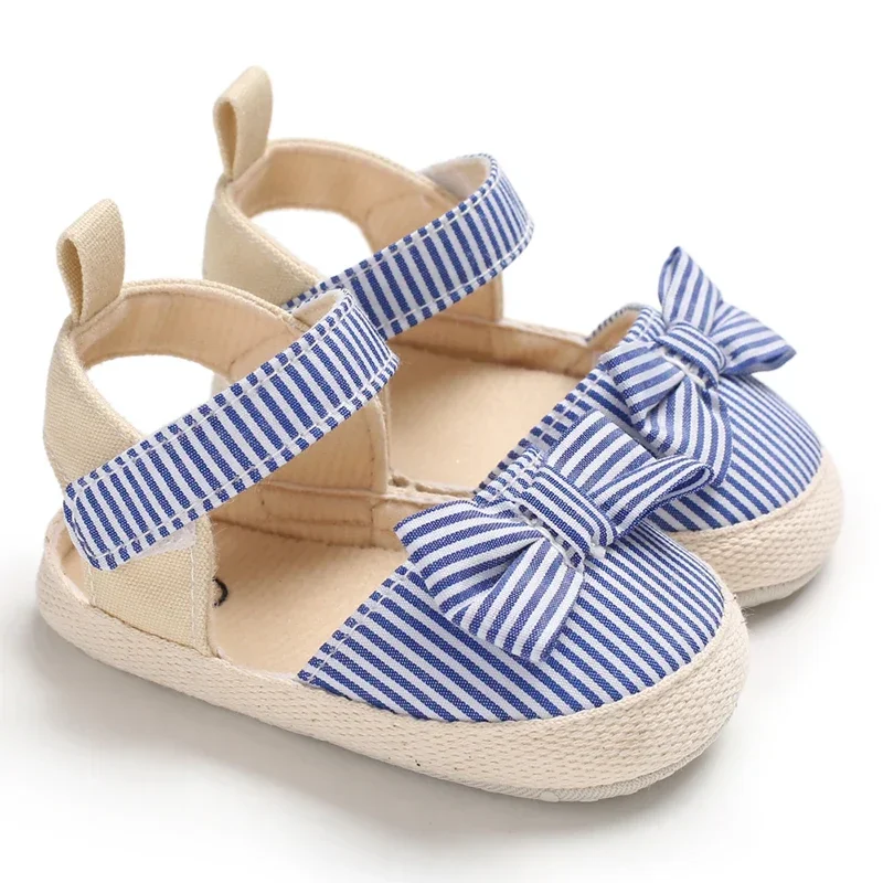 Newborn Girls Summer Sandals Newborn Baby Girl Leisure Soft Bottom Non Slip Breathable Baby Shoes Prewalker 0-18 Months