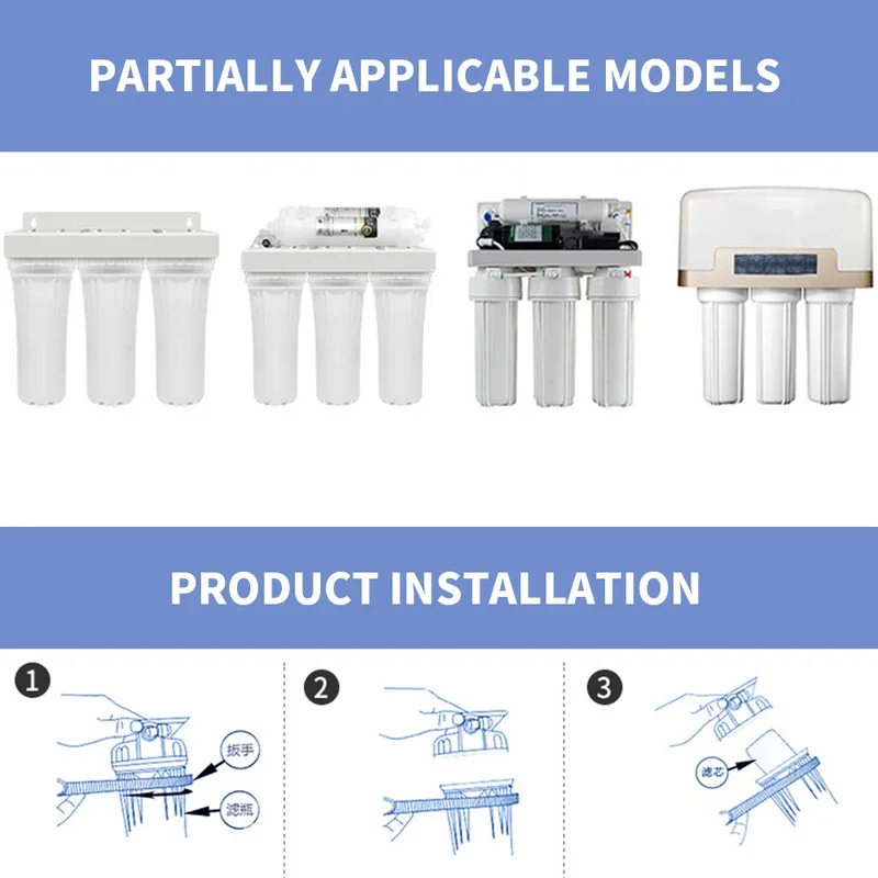 New Water Purifier 5 Stage Filter Cartridge 75 gpd RO Membrane Reverse Osmosis System Water Filters For Household