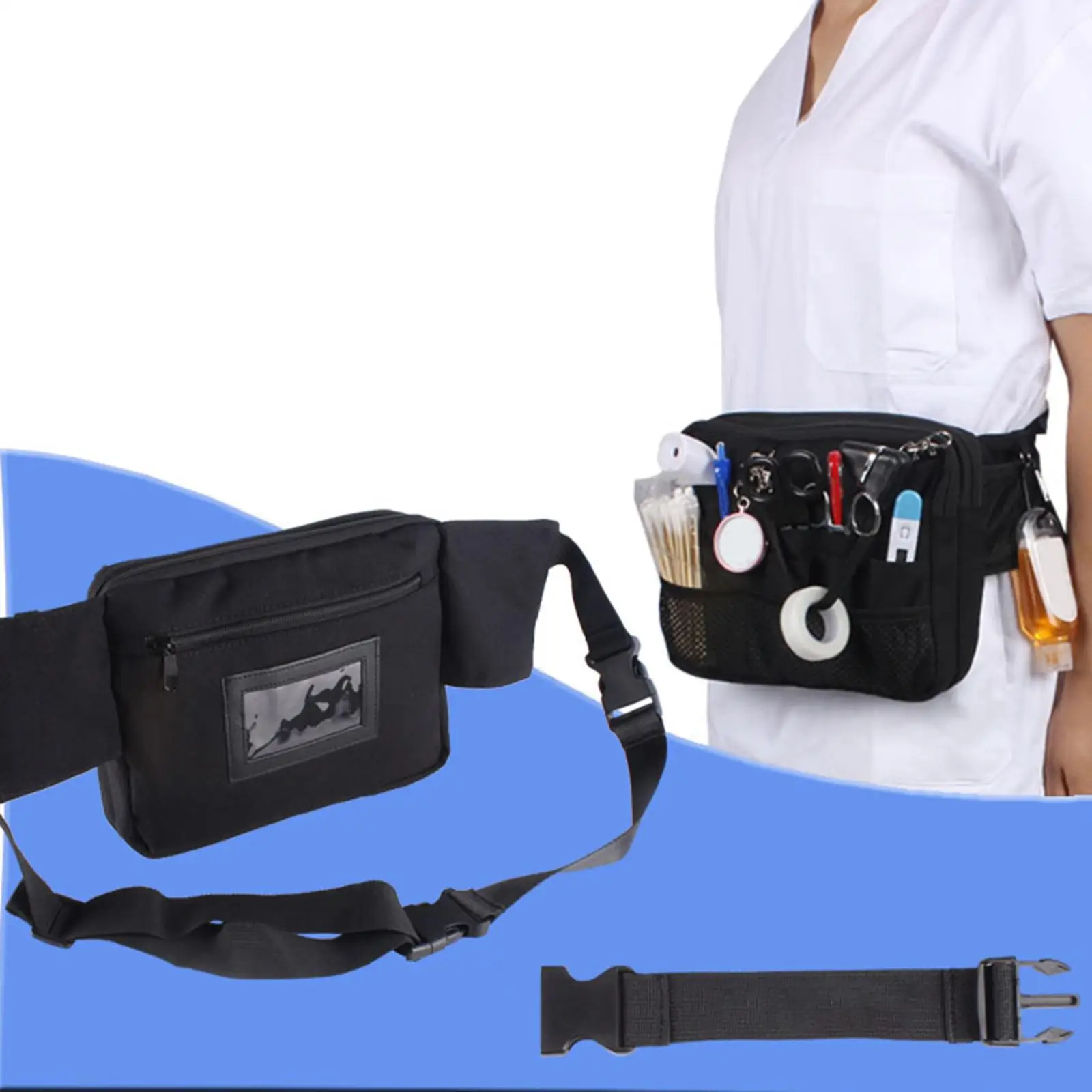 Nurse Fanny Pack Nurse Waist Bag Work Supplies Waist Organizer Belt Utility Waist Pack Durable Women Nursing Organizer Belt Bag