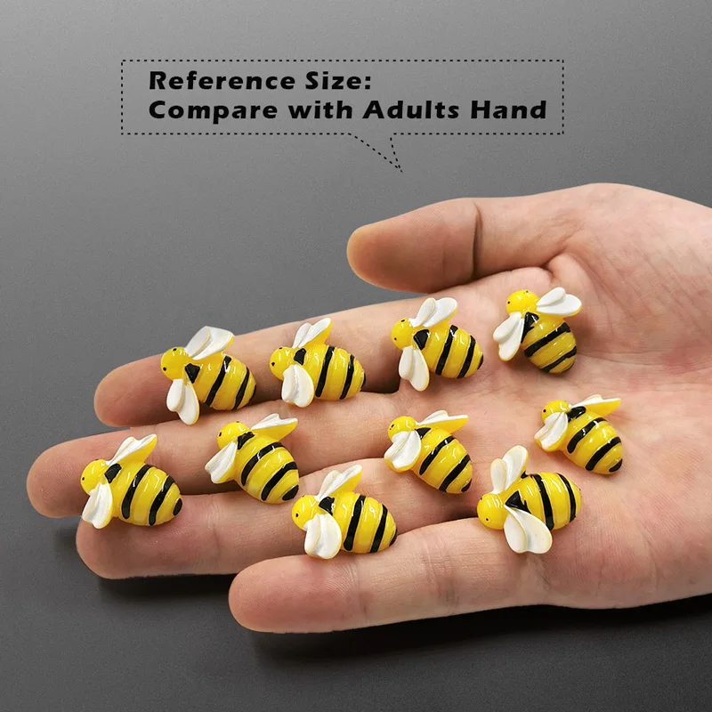 Pack De 10 Imanes Decorativos De Abejas Para Nevera | Imanes Bonitos Para Pizarra Magnética, Oficina, Cocina | Decoración Divertida Y Práctica