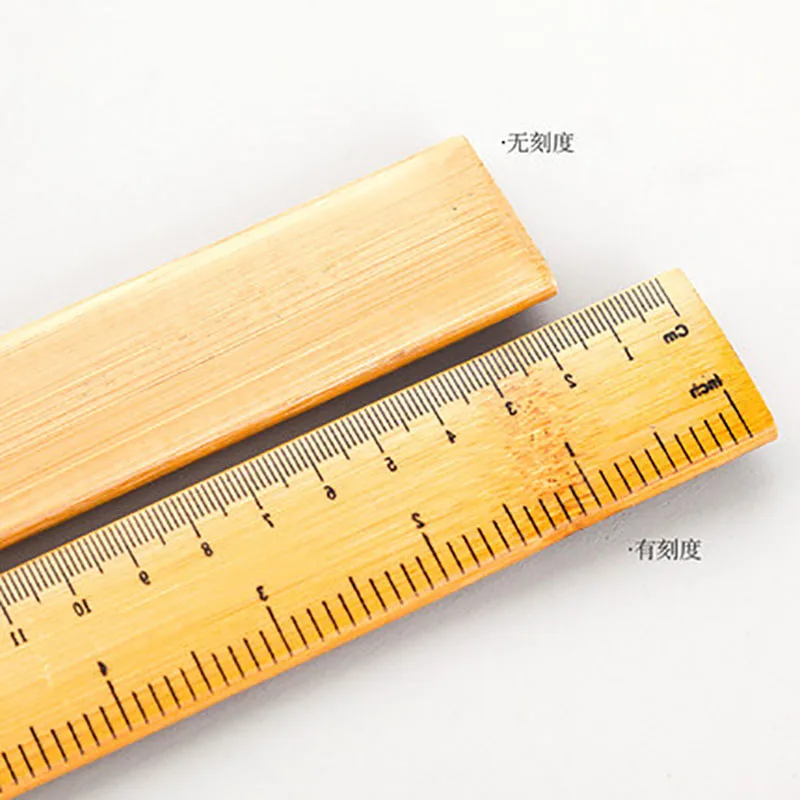 Natural Bamboo Ruler for Home Decor, Paper Weight, Chinese Classic, Three Character, Classic Tao Te Ching, Dao De Jing, Discip