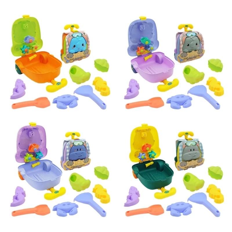 

Kids Outdoor Sand Play Set 8Pcs Sand Pool Water Game Toy Toddler Boys Girl Favor