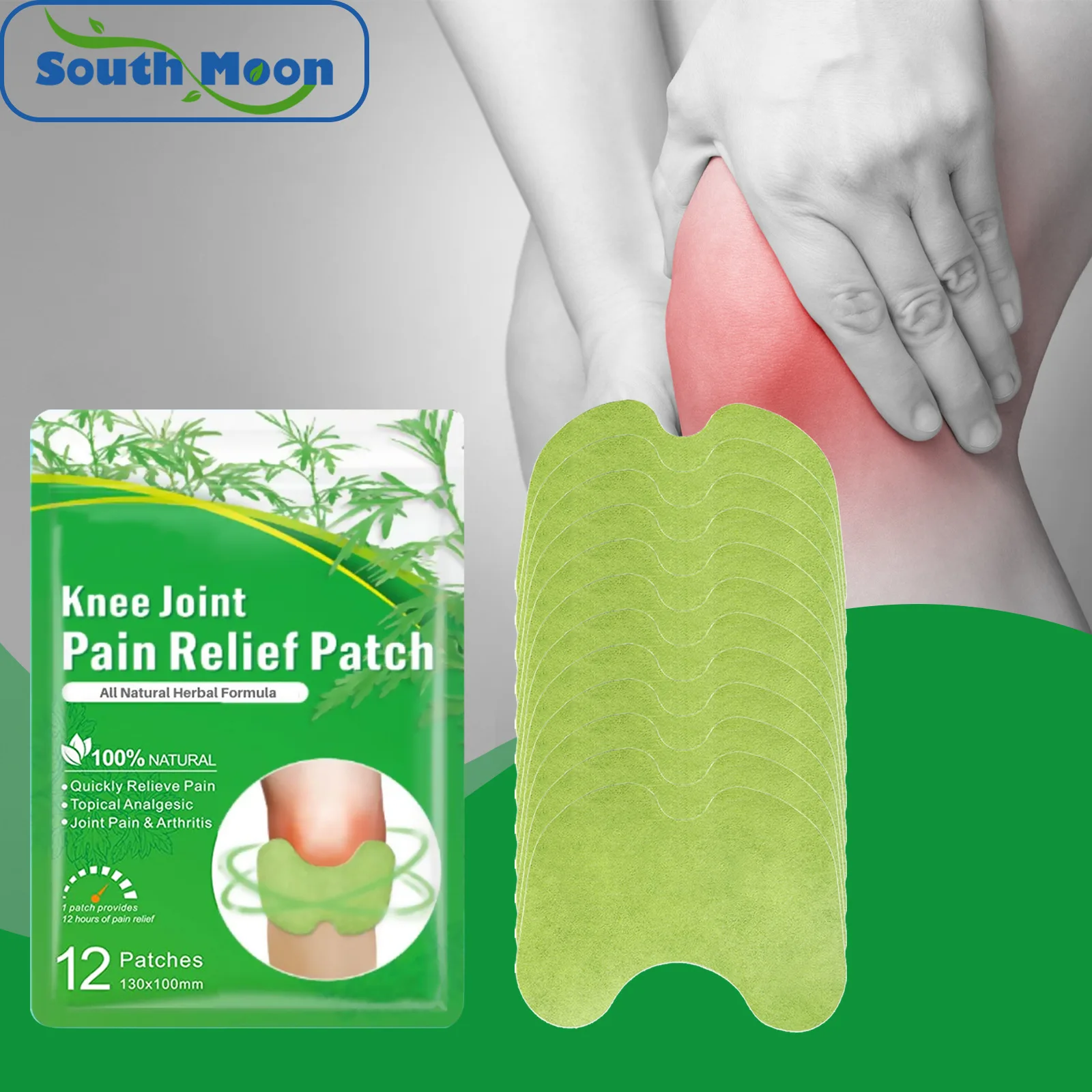 

South Moon Knee joint nursing paste, lumbar, knee, neck and shoulder warm compress body nursing fever paste