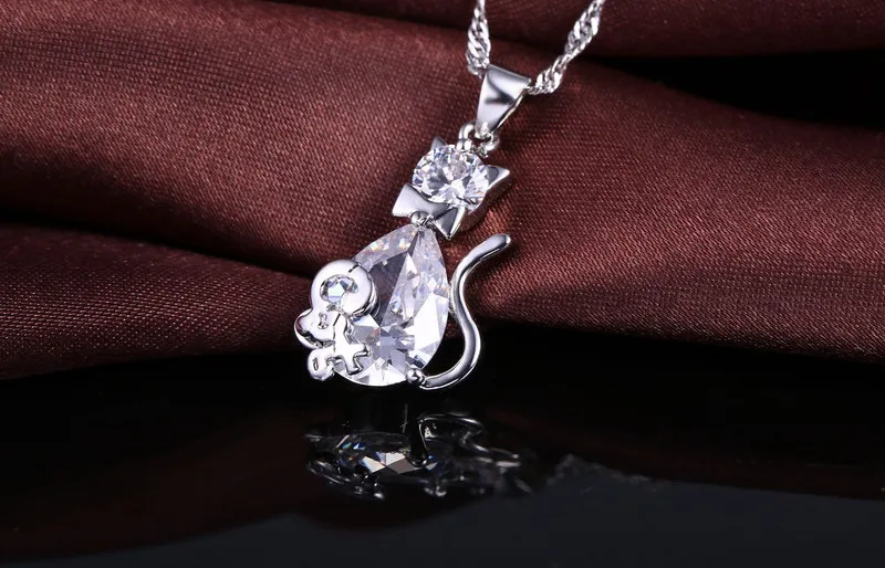 Silver Jewelry Set for Girls Christmas Birthday Gift