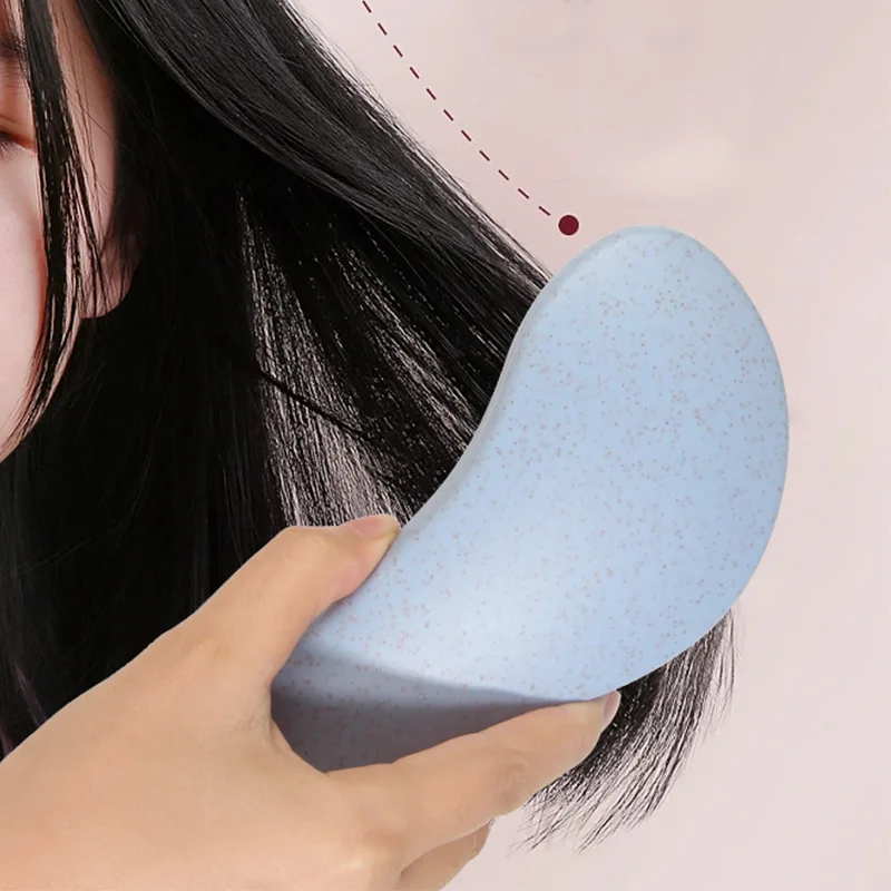 Cross-border hot-selling wheat straw comb set 2-piece hair styling comb shampoo comb massage silicone shampoo brush 17 Cross-border hot-selling wheat straw comb set 2-piece hair styling comb shampoo comb massage silicone shampoo brush - Image 5