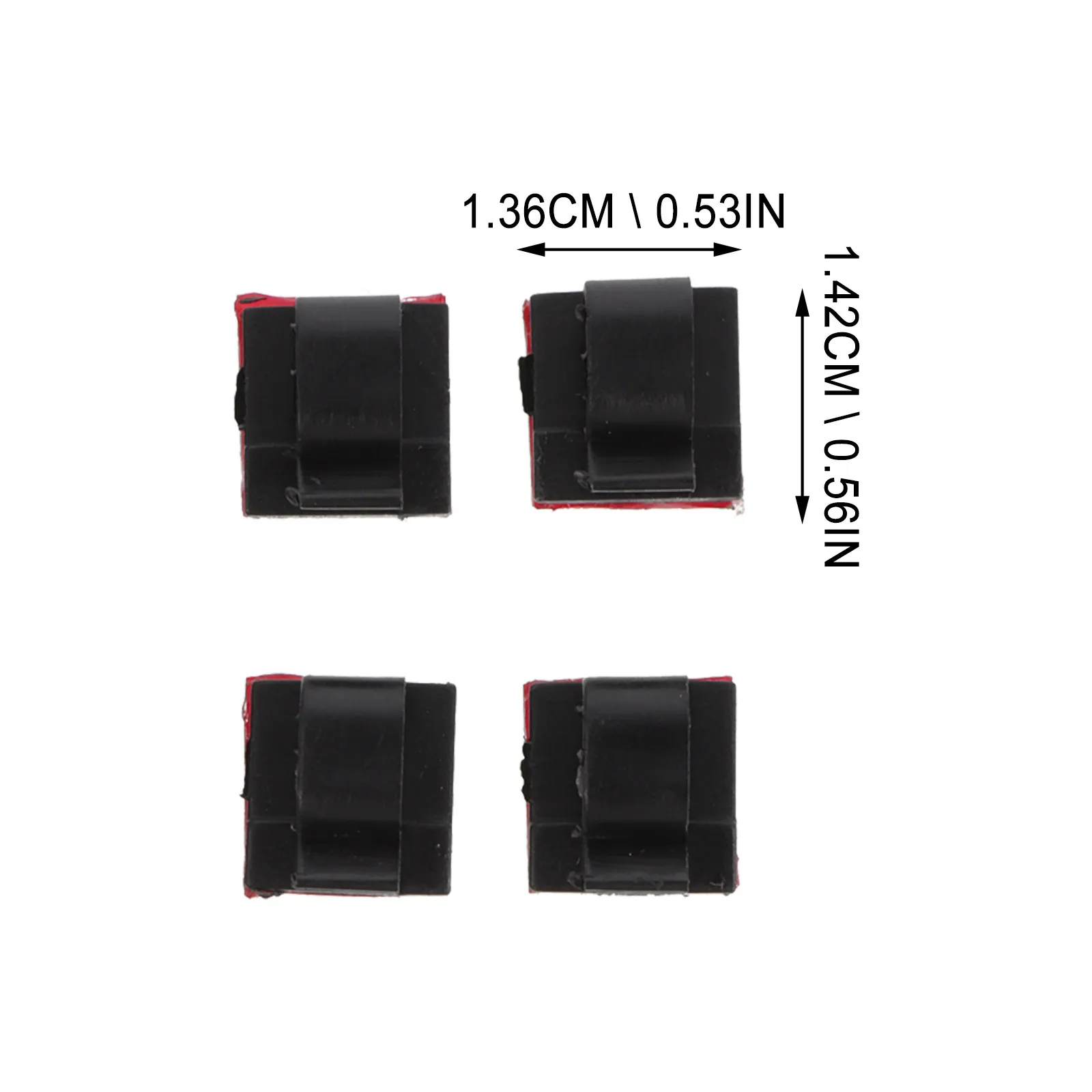 15Pcs 데스크탑 케이블 클립 헤드폰 충전기 용 자체 접착식 코드 정리 도구 USB 케이블 와이어 관리 데스크탑 오피스 홈