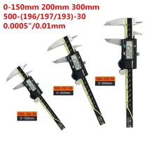 

Mitutoyo 6" 8in 12in Digital LCD Vernier Calipers 150mm 200mm 300mm 500-193-30 Gauge Electronic Stainless Steel Measuring Tools
