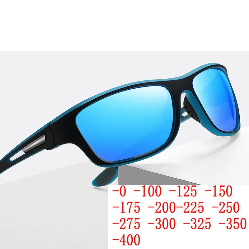 Outdoor Cycling Night Vision Myopia Sunglasses Men Polarized Square