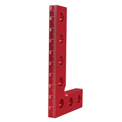 Precision Square Edge Marking and Measuring Tool (Metric  Red)