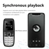 XUESEVEN BM200 Mini Mobile Phone Dual SIM Standby Magic Voice Bluetooth Dial Wireless Bluetooth Earphones Mini Button Telephones 4