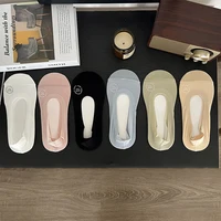 1/4/10 paires de chaussettes invisibles en maille respirante pour femmes, chaussettes décontractées en coton antidérapantes en Silicone, fines, douces et confortables, pour printemps et été 6