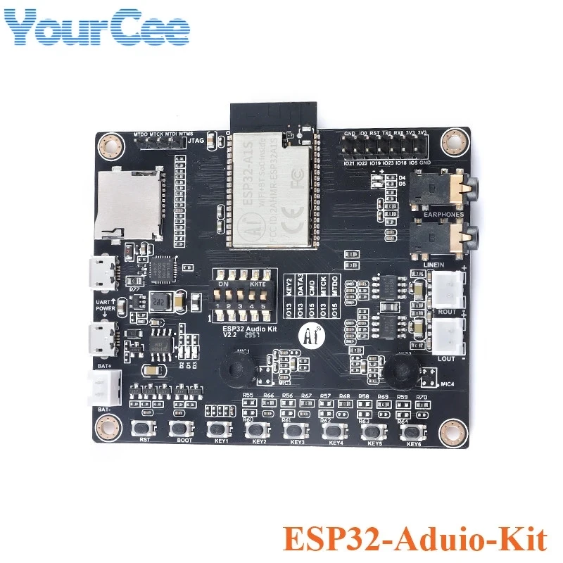 Esp32 Scheda Di Sviluppo Aduio Esp32-Audio-Kit Dual Core Esp32-A1S Modulo Wireless Da Seriale A Wifi 8M Esp32-Aduio-Kit