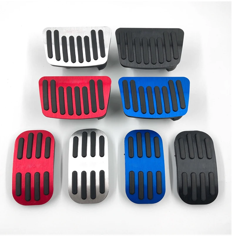 Copripedali In Alluminio Per Toyota Yaris Cross 2020-2024 – Antiscivolo, Con Superficie Texturizzata, Set Per Freno E Acceleratore, Blu