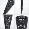 2 Pcs Flower Basket Cemetery Grave Vase Plastic Solar Light Decoration Headstones Vases for Flowers Memorial 3