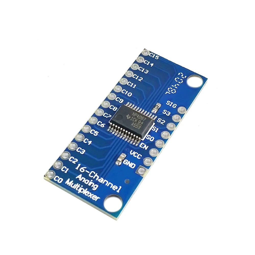 

CD74HC4067 16-Channel Analog Digital Multiplexer Breakout Board Module Smart Electronics