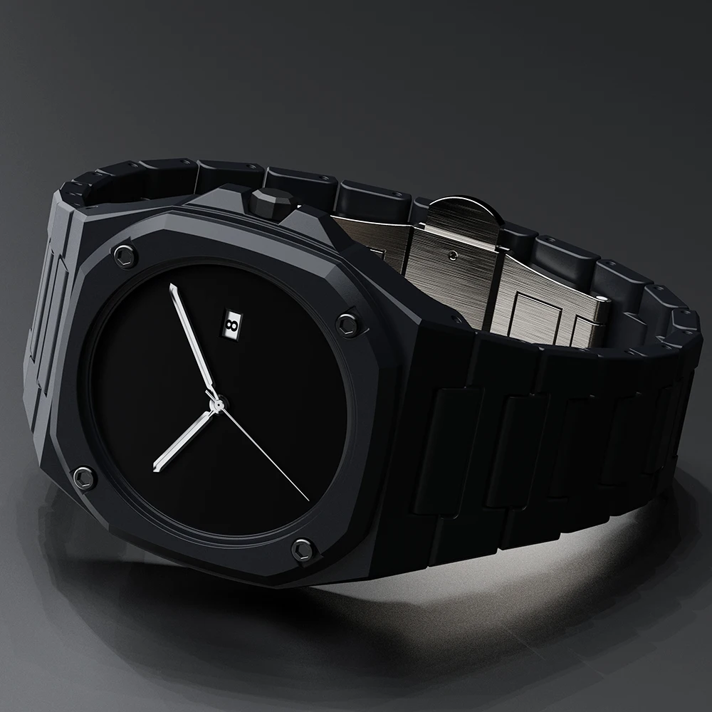 Men's Minimalist Design Quartz Watch - Polycarbonate, Fashion Calendar, Waterproof