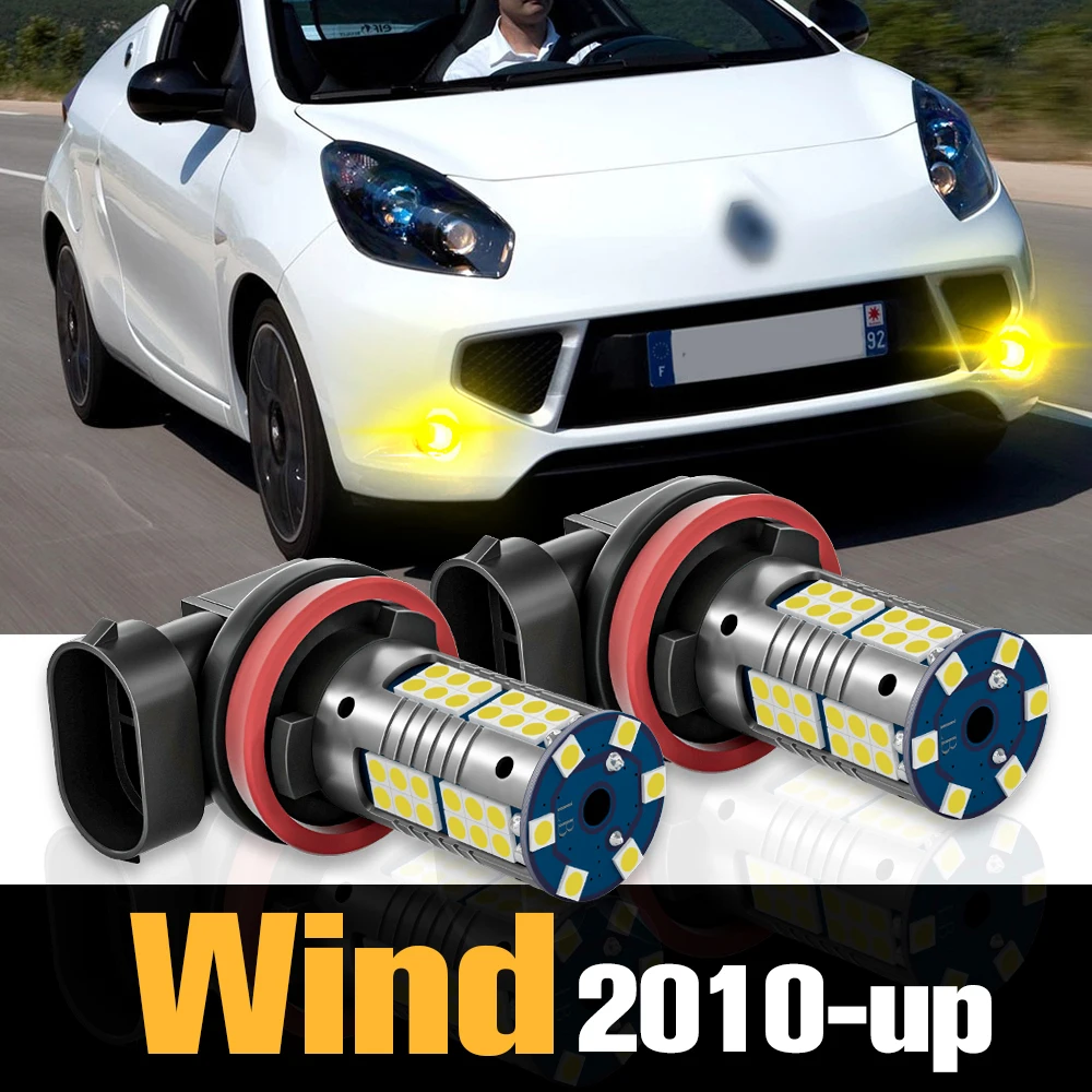 

2pcs Canbus LED Fog Light Lamp Accessories For Renault Wind 2010 2011 2012