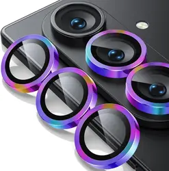 Titanium Alloy Camera Protection Ring with 9H Anti - Scratch Lens Glass - Galaxy Z Fold 8 Ultra (Colorful - 07)