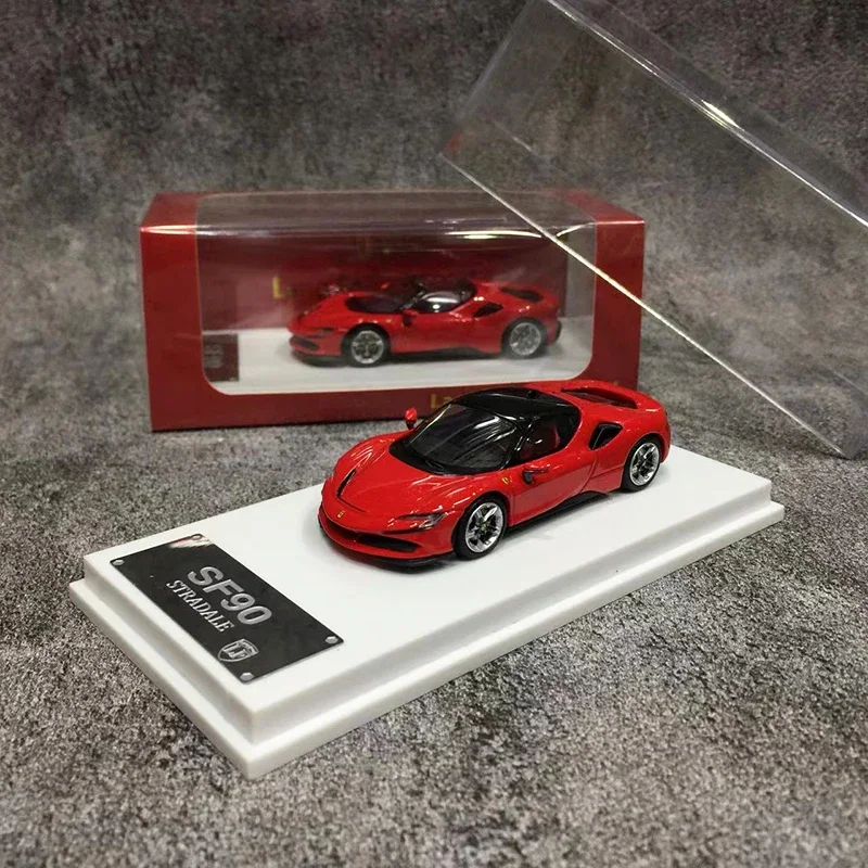 

LF 1:64 Model Car SF90 Alloy Die-Cast Sport Vehicle Display- Classical Red