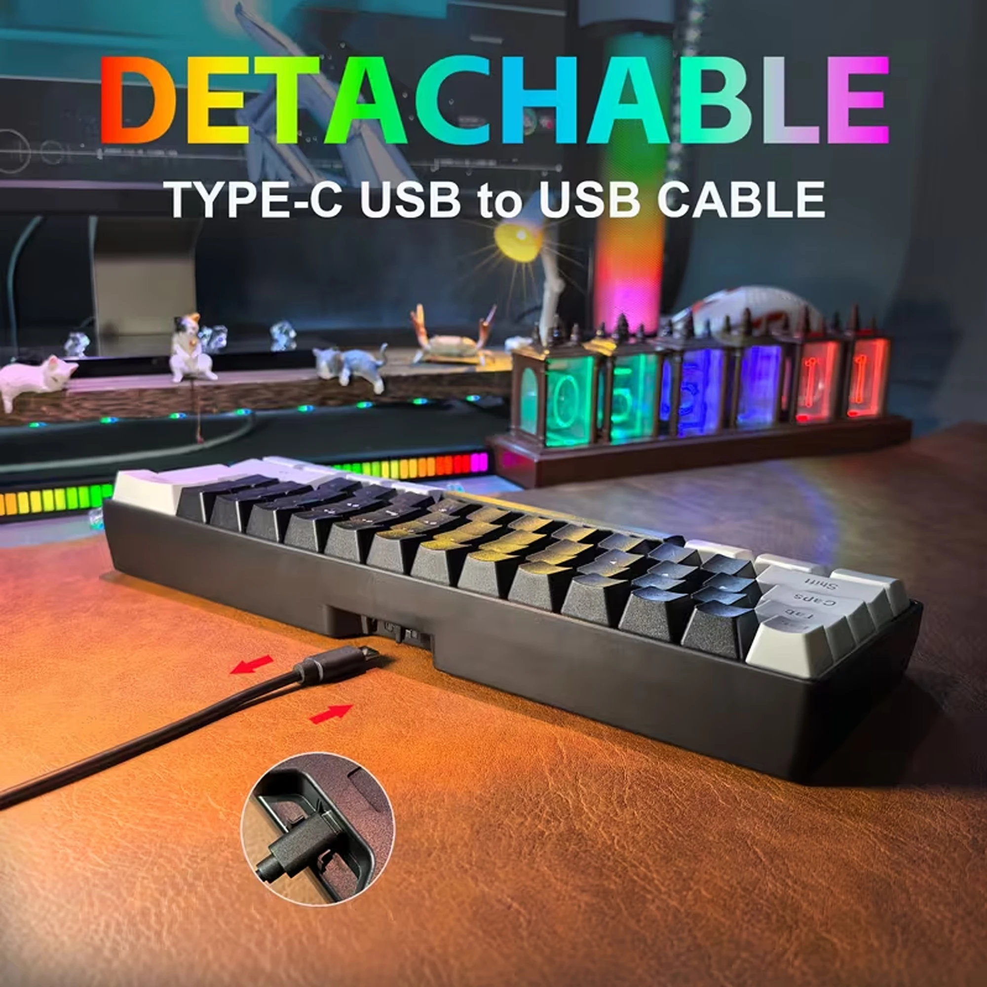 61-key Gaming Keyboard & Mouse Combo Rgb Wired Compact Ergonomic_voghion.com