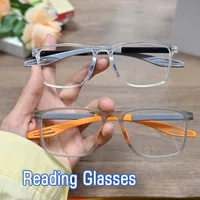 Lot de 2 lunettes intelligentes à zoom automatique, anti-lumière bleue, pour la lecture, hommes et femmes, lunettes optiques intelligentes à zoom 1