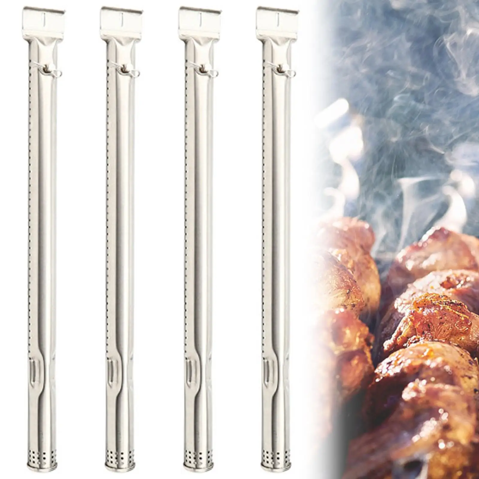 BBQ Gas Grill Burner Tube Pipe 16" for Charbroil 463212511 463215512 466244012 466246910 463246909 463246910 463241414 463243812