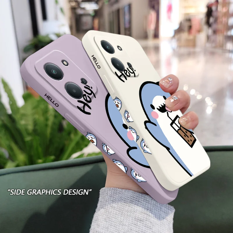 Adorable Shark Silicone Soft Phone Case